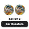 Car Cup Holder Coasters - Sip Sleeves