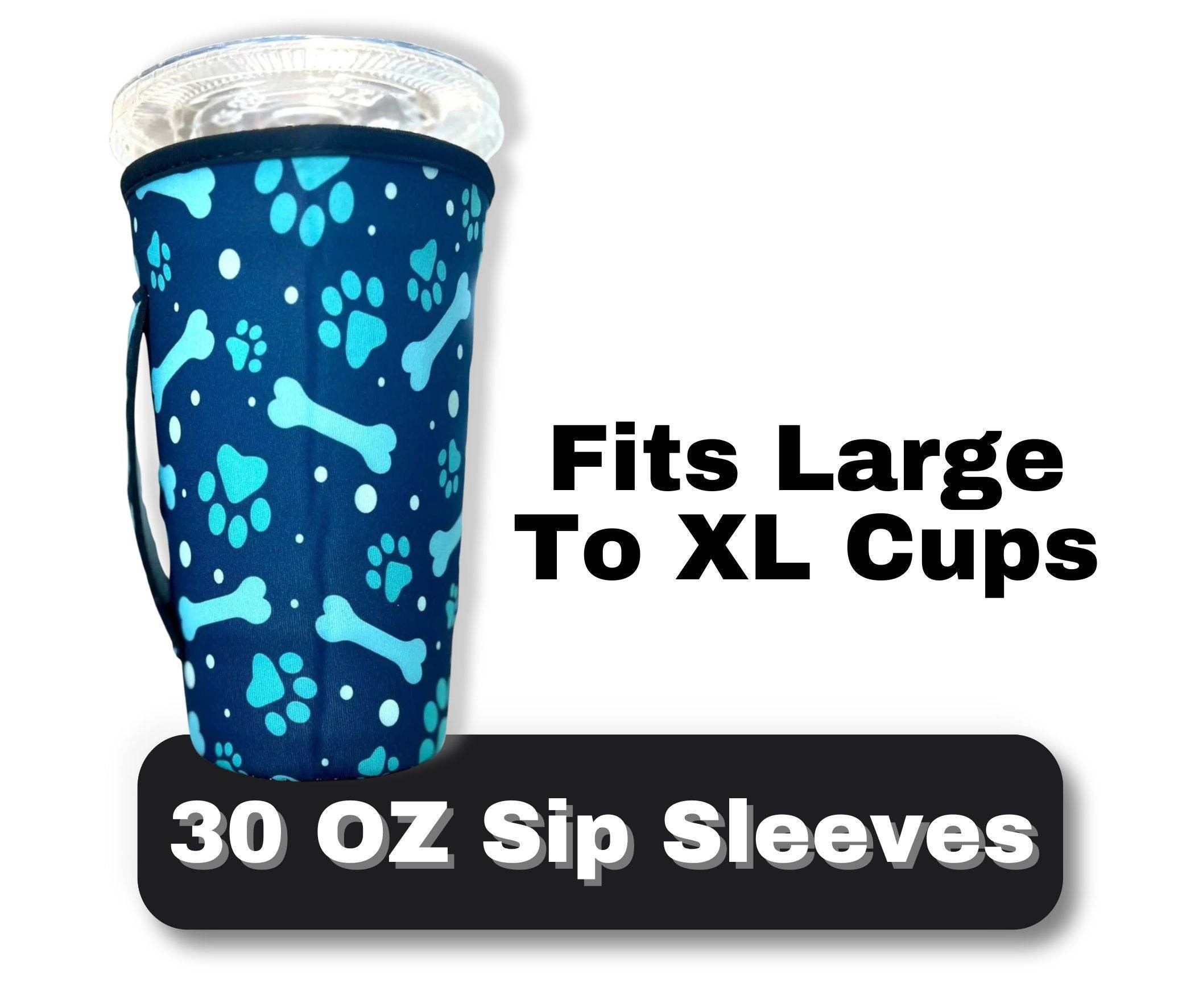 Custom Neoprene Cup Sleeves for Cold Drinks | Sip Sleeves