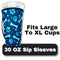 30 OZ Insulated Cup Sleeves - Sip Sleeves
