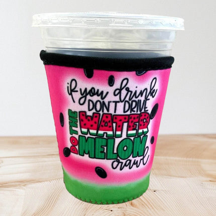 16 OZ Watermelon Insulated Cup Cover Sip Sleeve - Sip Sleeves