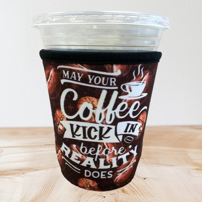 16 OZ Coffee Reality Insulated Cup Cover Sip Sleeve - Sip Sleeves