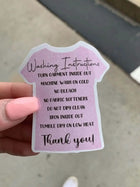 10 Pack Happy Mail “Pink Shirt Care” Custom Matte Vinyl Stickers - Sip Sleeves