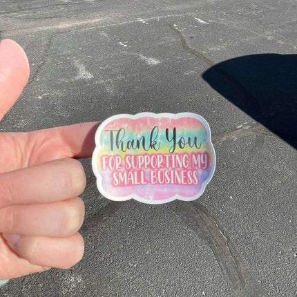 10 Pack Happy Mail Small Business Custom Matte Vinyl Stickers - Sip Sleeves