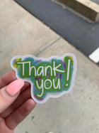 10 Pack Happy Mail “Thank you!” Custom Matte Vinyl Stickers - Sip Sleeves