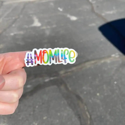 10 Pack Happy Mail #momlife Custom Matte Vinyl Stickers - Sip Sleeves