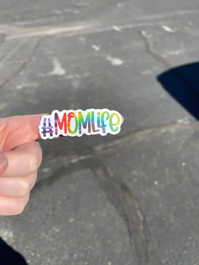 10 Pack Happy Mail #momlife Custom Matte Vinyl Stickers - Sip Sleeves