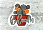 10 pack Cactus Bloom Vinyl Stickers! - Sip Sleeves