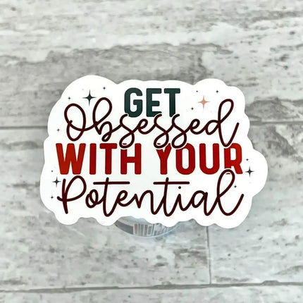 10 pack Get Obsessed Vinyl Stickers pack! - Sip Sleeves