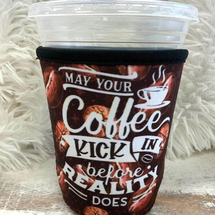 16 OZ Coffee Reality Insulated Cup Cover Sip Sleeve - Sip Sleeves