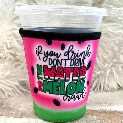 16 OZ Watermelon Insulated Cup Cover Sip Sleeve - Sip Sleeves