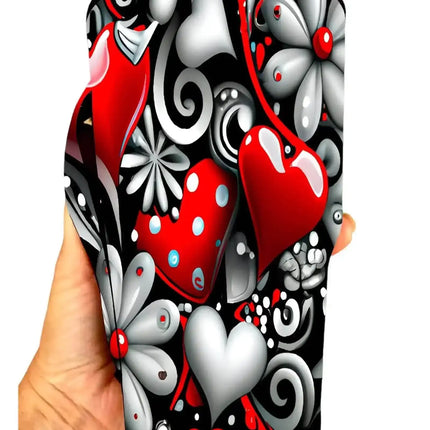 20 OZ 3D Red Escape Abstract Insulated Cup Cover Sip Sleeve Fits 20-32 OZ Cups - Sip Sleeves