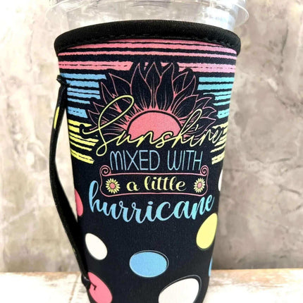 20 OZ Dragonfly Always on my mind Insulated Cup Cover Sip Sleeve Fits 20-32 OZ Cups - Sip Sleeves