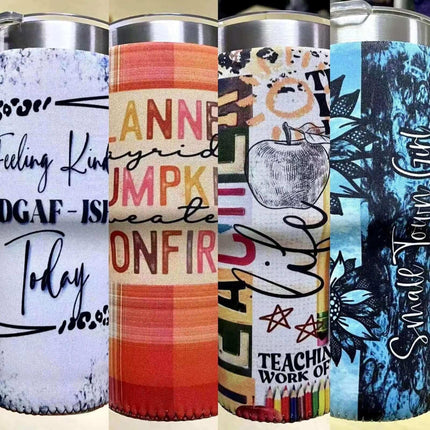 20 OZ Feeling Kinda IDGAF-ish Insulated Cup Cover Sip Sleeve Fits 20-32 OZ Cups - Sip Sleeves