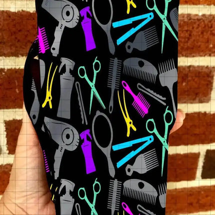 20 OZ Hair Stylist Print Insulated Cup Cover Sip Sleeve Fits 20-32 OZ Cups - Sip Sleeves