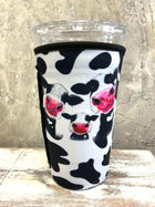 20 OZ Hey Heifers! ~ Insulated Cup Cover Sip Sleeve Fits 20-32 OZ Cups - Sip Sleeves