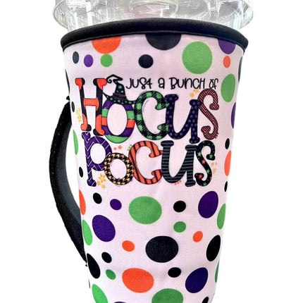 20 OZ Hocus Pocus Halloween Insulated Cup Cover Sip Sleeve Fits 20-32 OZ Cups - Sip Sleeves