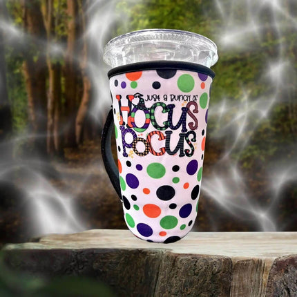 20 OZ Hocus Pocus Halloween Insulated Cup Cover Sip Sleeve Fits 20-32 OZ Cups - Sip Sleeves