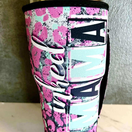 20 OZ Inked Mama Insulated Cup Cover Sip Sleeve Fits 20-32 OZ Cups - Sip Sleeves