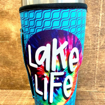 20 OZ Lake Life Cup Cover Sip Sleeve Fits 20-32 OZ Cups - Sip Sleeves