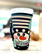 20 OZ Let It Snow ~ Snowman Insulated Cup Cover Sleeve