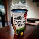 20 OZ Life is Better on the Farm Cup Cover Sip Sleeve Fits 20-32 OZ Cups - Sip Sleeves