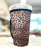20 OZ OHHHH Leopard NEW Insulated Cup Cover Sip Sleeve Fits 20-32 OZ Cups - Sip Sleeves