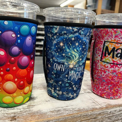 20 OZ Poppin MAMA Insulated Cup Cover Sip Sleeve Fits 20-32 OZ Cups - Sip Sleeves