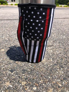20 OZ Red Line Cup Cover Sip Sleeve Fits 20-32 OZ Cups - Sip Sleeves
