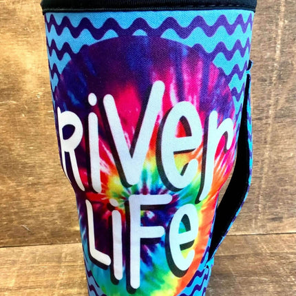 20 OZ River Life Insulated Cup Cover Sip Sleeve Fits 20-32 OZ Cups Fits 20-32 OZ Cups - Sip Sleeves