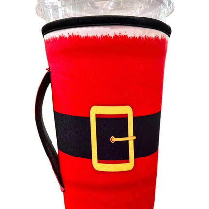 20 OZ Santa Suit Insulated Cup Cover Sip Sleeve Fits 20-32 OZ Cups - Sip Sleeves