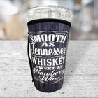 20 OZ Tennessee Whiskey Insulated Cup Cover Sip Sleeve Fits 20-32 OZ Cups fits Med to Large Cups - Sip Sleeves