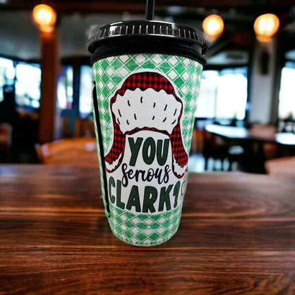 20 OZ You Serious Clark Insulated Cup Cover Sip Sleeve Fits 20-32 OZ Cups - Sip Sleeves