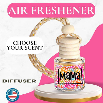 Poppin' Mama Custom Hanging Bottle Air Freshener Diffuser – USA-Made, Fragrance for Car & Home Coconut Oil Base - Sip Sleeves