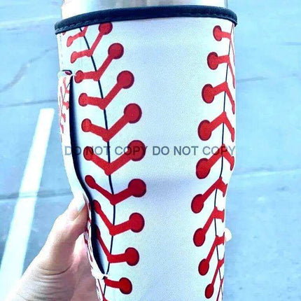 30 OZ BASEBALL All Day ~ Insulated Cup Cover - Sip Sleeves