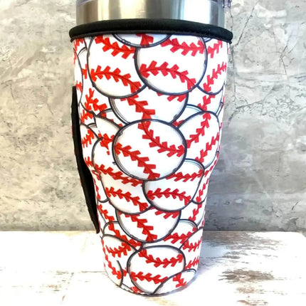 30 OZ BASEBALL ⚾️ PLAY BALL Insulated Cup Cover - Sip Sleeves