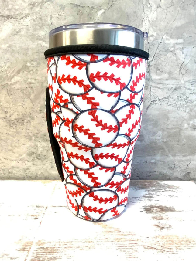 30 OZ BASEBALL ⚾️ PLAY BALL Insulated Cup Cover - Sip Sleeves