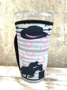 30 OZ Barrell Racer Horse ~ Insulated Cup Cover - Sip Sleeves