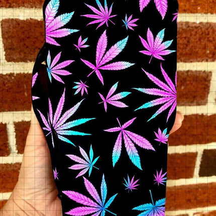 30 OZ Bright Cannabis Weed Insulated Cup Cover Sleeve - Sip Sleeves
