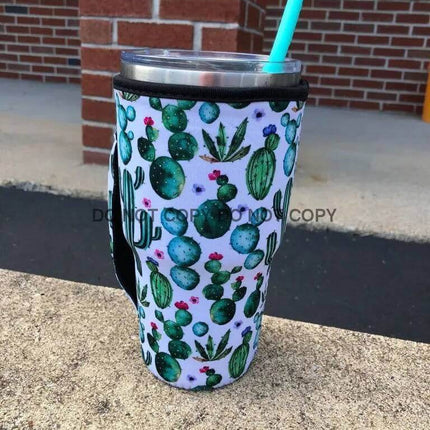 30 OZ Colorful Cacti Cup Cover - Sip Sleeves