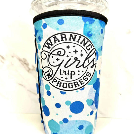 30 OZ Girls Trip Warning Insulated Cup Cover Sleeve - Sip Sleeves