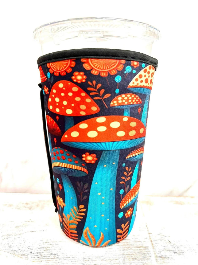 30 OZ Groovy Mushroom Insulated Cup Cover Sleeve - Sip Sleeves