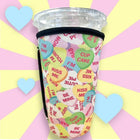 30 OZ Hearts & Quotes Cup Cover Sleeve - Sip Sleeves