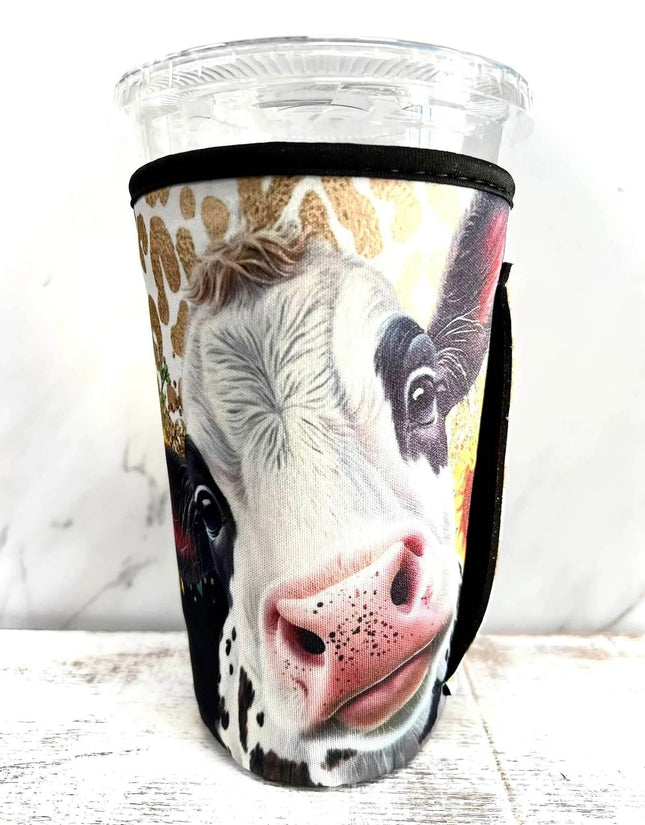 30 OZ Hey Girl Hey Cow Insulated Cup Cover Sleeve - Sip Sleeves