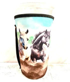 30 OZ Horses Insulated Cup Cover Sleeve - Sip Sleeves