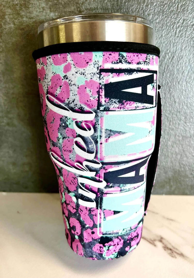30 OZ Inked Mama Insulated Cup Cover - Sip Sleeves