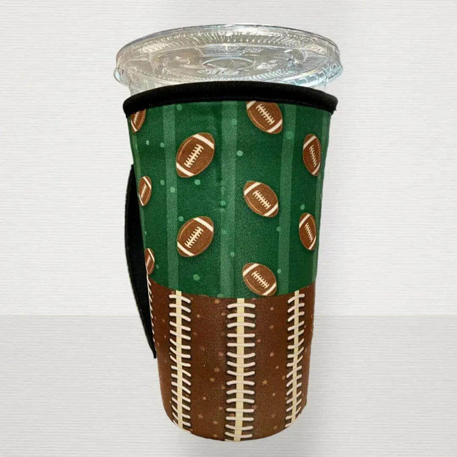 30 OZ Laces & Balls Football Insulated Cup Cover Sleeve - Sip Sleeves