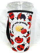 30 OZ Ladybugs Grandkids Grandparent Insulated Cup Cover Sleeve - Sip Sleeves
