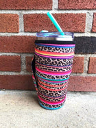 30 OZ Leopard Serape Cup Cover - Sip Sleeves