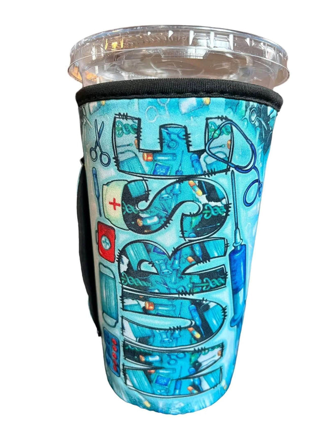 30 OZ New Nurse Vibrant Insulated Cup Cover Sleeve - Sip Sleeves