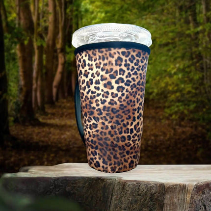 30 OZ OHHH Leopard Insulated Cup Cover Sleeve - Sip Sleeves